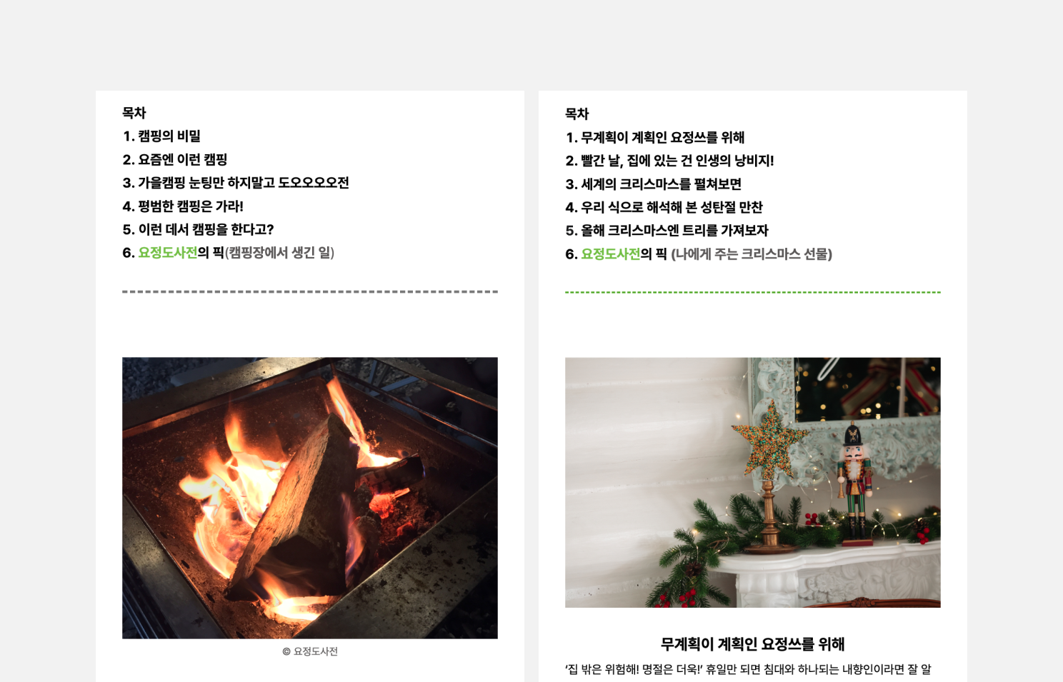 요정도사전 뉴스레터